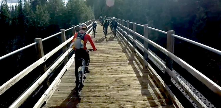 Riding the Trestle