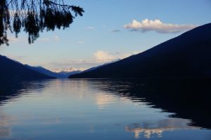 views along issac lake