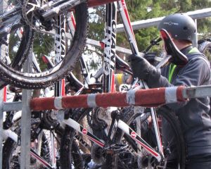 racking up ready for the road